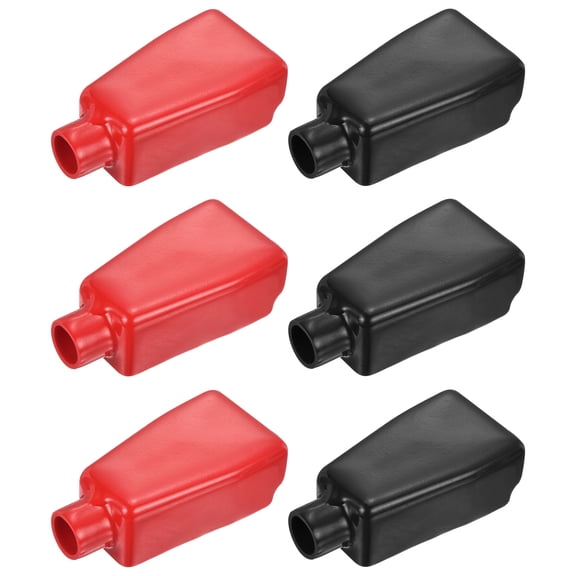 Battery Terminal Cover, 6 Pcs Truck Battery Terminal Cover Positive Negative Poles Stud Covers FL15-45-72