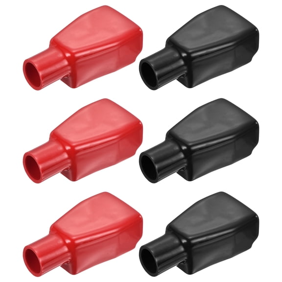 Battery Terminal Cover, 6 Pcs Truck Battery Terminal Cover Positive Negative Poles Stud Covers FL19-42-65