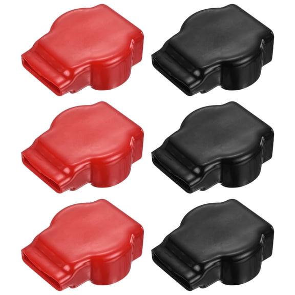 Battery Terminal Cover, 6 Pcs Truck Battery Terminal Cover Positive Negative Poles Stud Covers FL43-52-60