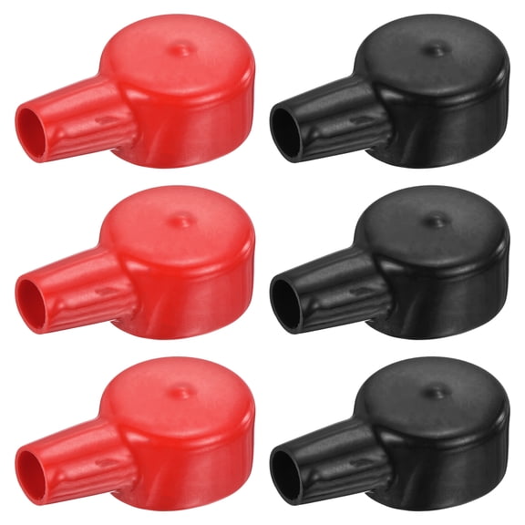 Battery Terminal Cover, 6 Pcs Truck Battery Terminal Cover Positive Negative Poles Stud Covers L15-43-70