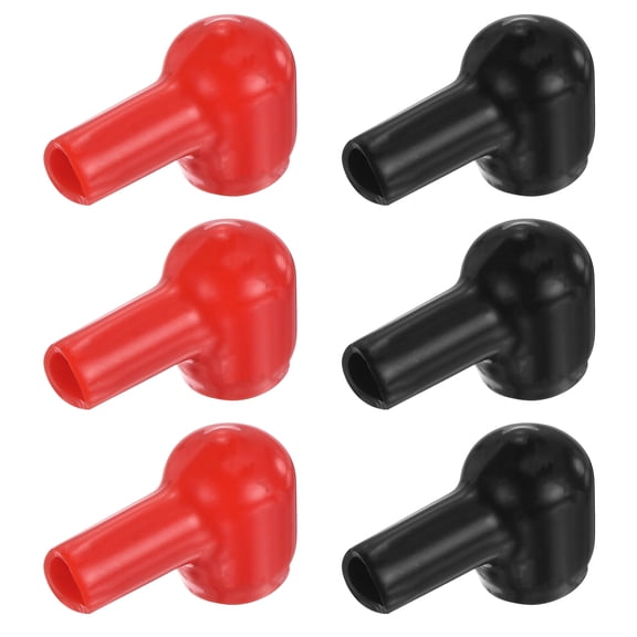 Battery Terminal Cover, 6 Pcs Truck Battery Terminal Cover Positive Negative Poles Stud Covers L6-10-31