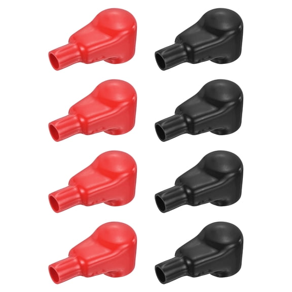 Battery Terminal Cover, 8 Pcs Truck Battery Terminal Cover Positive Negative Poles Stud Covers L11-25-65