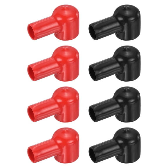 Battery Terminal Cover, 8 Pcs Truck Battery Terminal Cover Positive Negative Poles Stud Covers L12-20-43