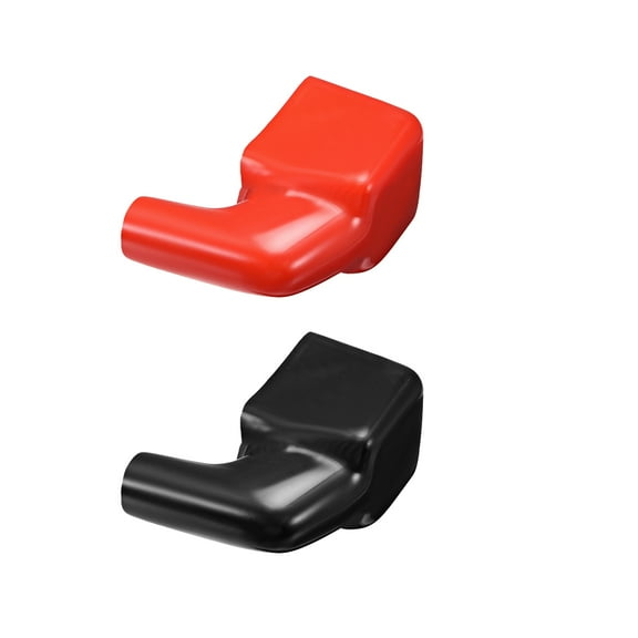Battery Terminal Insulating Rubber Protector Cover for 8mm Cable 15mm Terminal Red Black 1 Pair