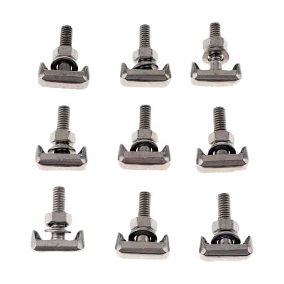 Battery Terminal T-Bolt Kit Battery Cable Tensioner Bolt Screw 9-Pack for GMC Chevrolet BMW, Replaces