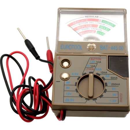 Battery Tester For Watches, Calculators, Camera Batteries