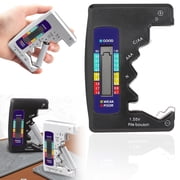 Battery Tester Universal Battery Checker with LCD Display Digital Multi Purpose Small Battery Checker for All Battery C AA AAA D N 9V Button Cell Batteries