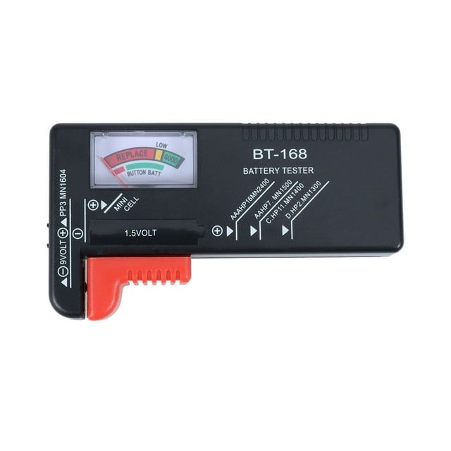 Battery Tester Universal Battery Checker for AA AAA C D 9V 1.5V Button ...