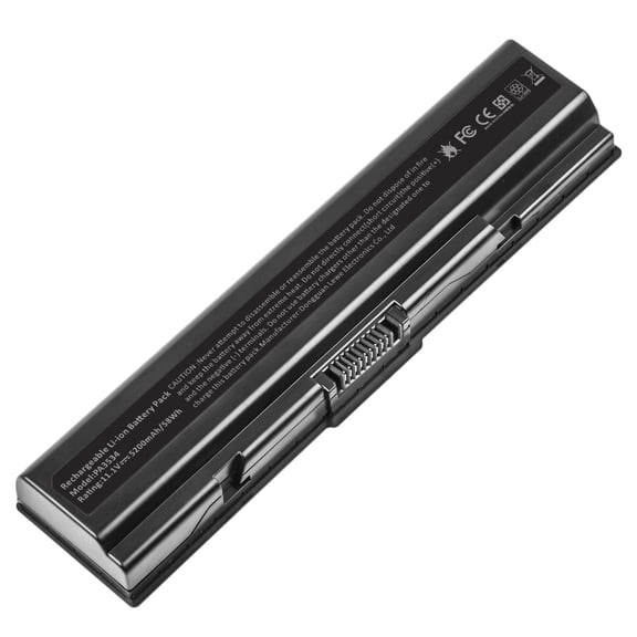 PA3534U-1BRS Laptop Battery for Toshiba Satellite L300 L305 L450 L500 L505 A200 A210 A300 A350 PA3534U-1BAS PA3534U-1BRM PA3533U-1BRS PA3533U-1BAS PA3535U-1BRS PA3535U-1BAS PA3682U-1BRS PA3727-1BAS