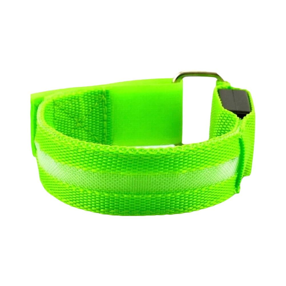 Battery/USB Charging LED Luminous Night Running Armband Bracelet ...