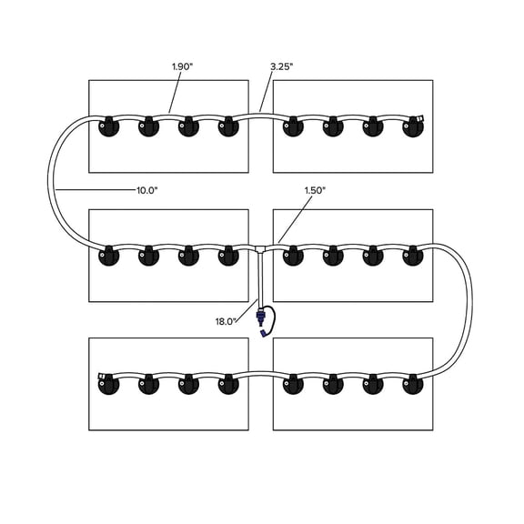 Battery Watering Technologies GEZ-KIT24CBCTB - EZ Go 24 Cell 6, 8 V Clip in - BWT