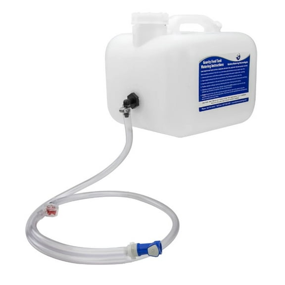 Battery Watering Technologies- GRAVITY FEED TANK - 2.5 Gallon w/ Black Connector (09FUM1)