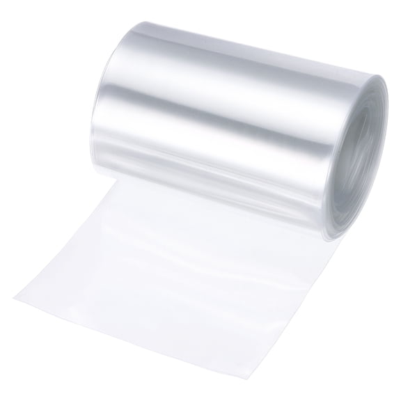 Battery Wrap, 100mm Flat 6m Heat Shrink Tube Wraps Clear