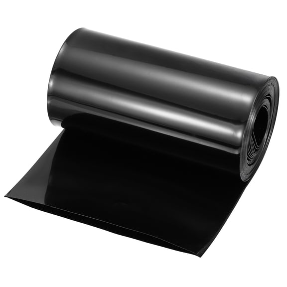 Battery Wrap, 150mm Flat 6m Heat Shrink Tube Wraps Black