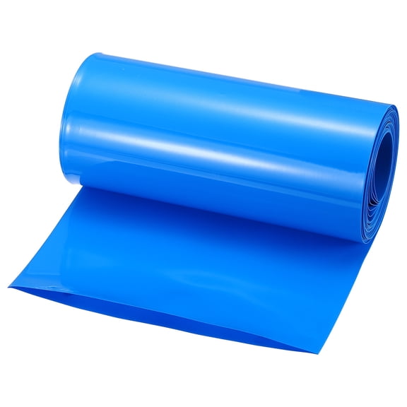 Battery Wrap, 150mm Flat 6m Heat Shrink Tube Wraps Blue