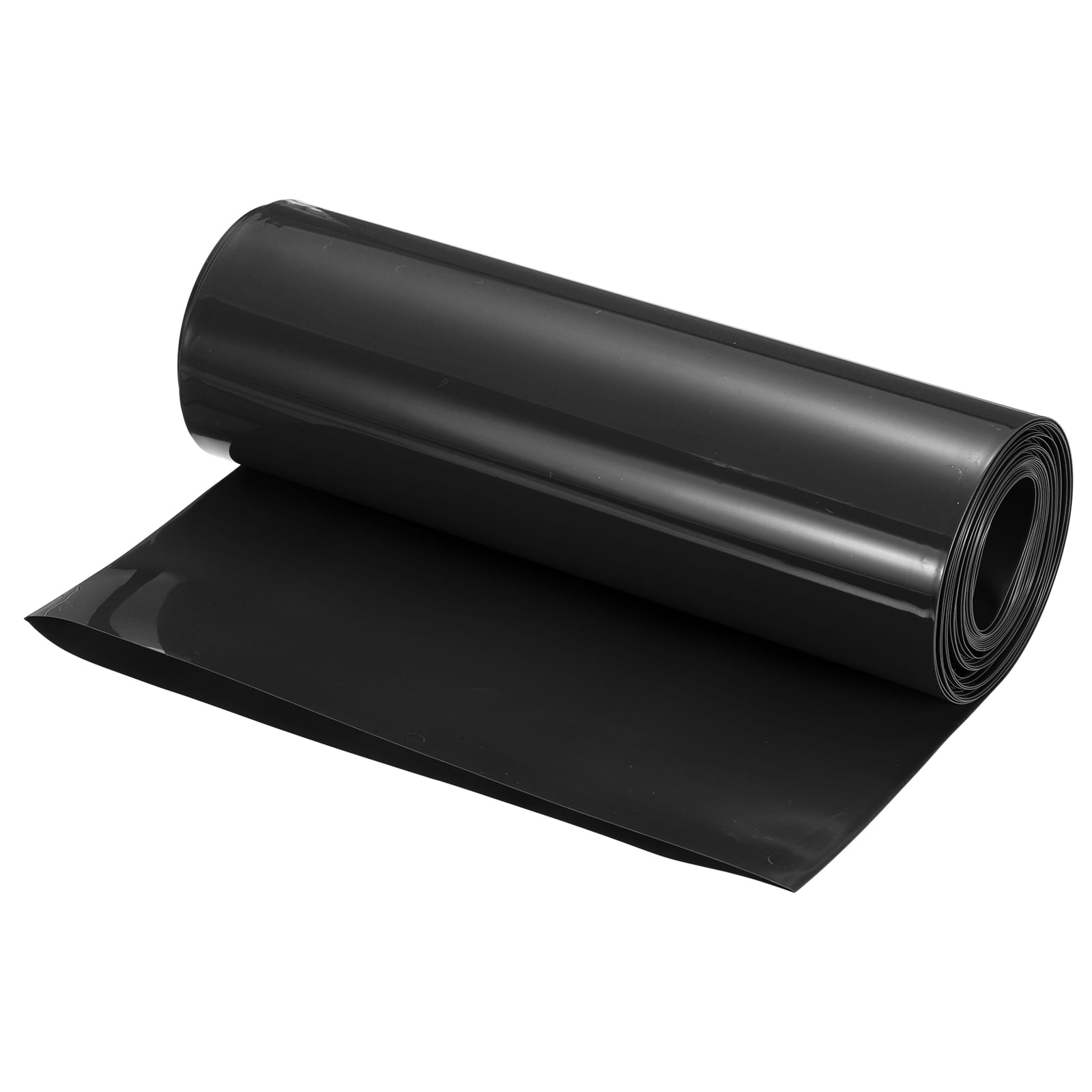 Gaine Thermorétractable PVC Noir 450mm Plat - 1m De Longueur - Marque Uxcell - Neuf