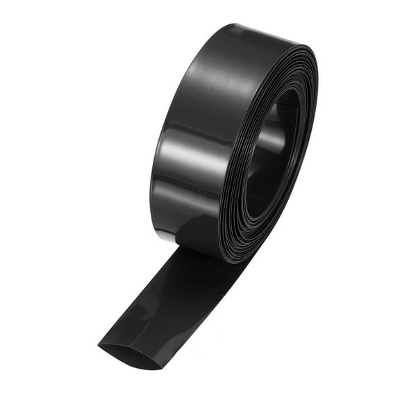 Battery Wrap, 23mm Flat 10m Heat Shrink Tube Wraps Black