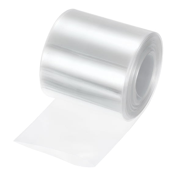 Battery Wrap, 75mm Flat 10m Heat Shrink Tube Wraps Clear