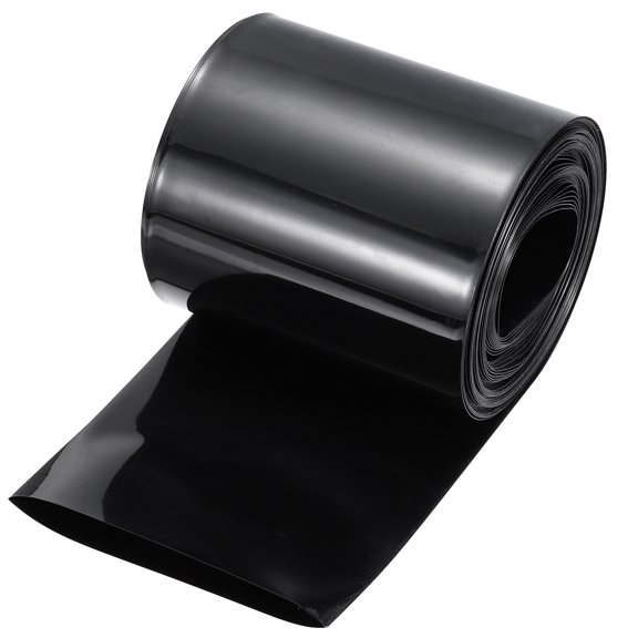 Battery Wrap, 90mm Flat 10m Heat Shrink Tube Wraps Black
