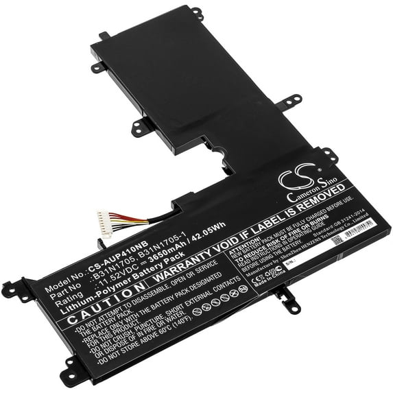 Battery for Asus Q405UA TP410UA TP410UF 0B200-02660000 0B200-02660100 B31N1705-1