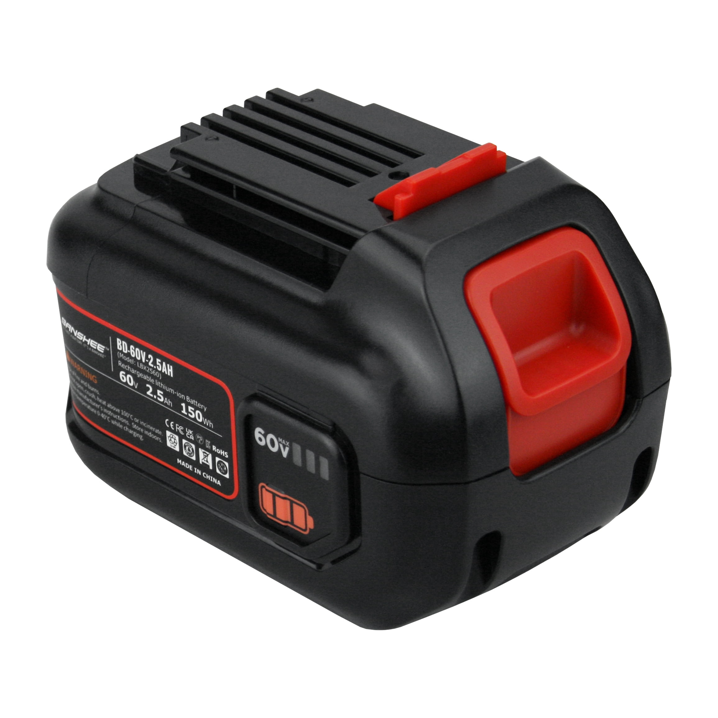VI VINTRONS Replacement Battery For Black & Decker 60V Max Tools - LBX1560, LBX2560 Compatible