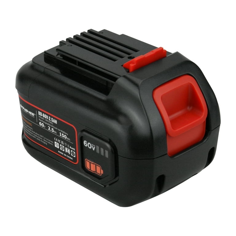 Battery for Black Decker 60V CM2060C LHT360C LHT360CFF LST560 LBX1560 LBX2560 Walmart