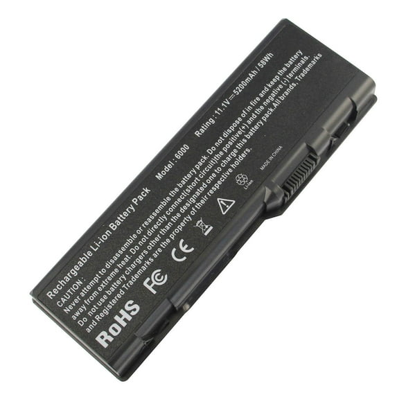 Battery for DELL Inspiron 6000 9200 9300 9400 E1505n E1705 M6300 F5635 G5266 FA
