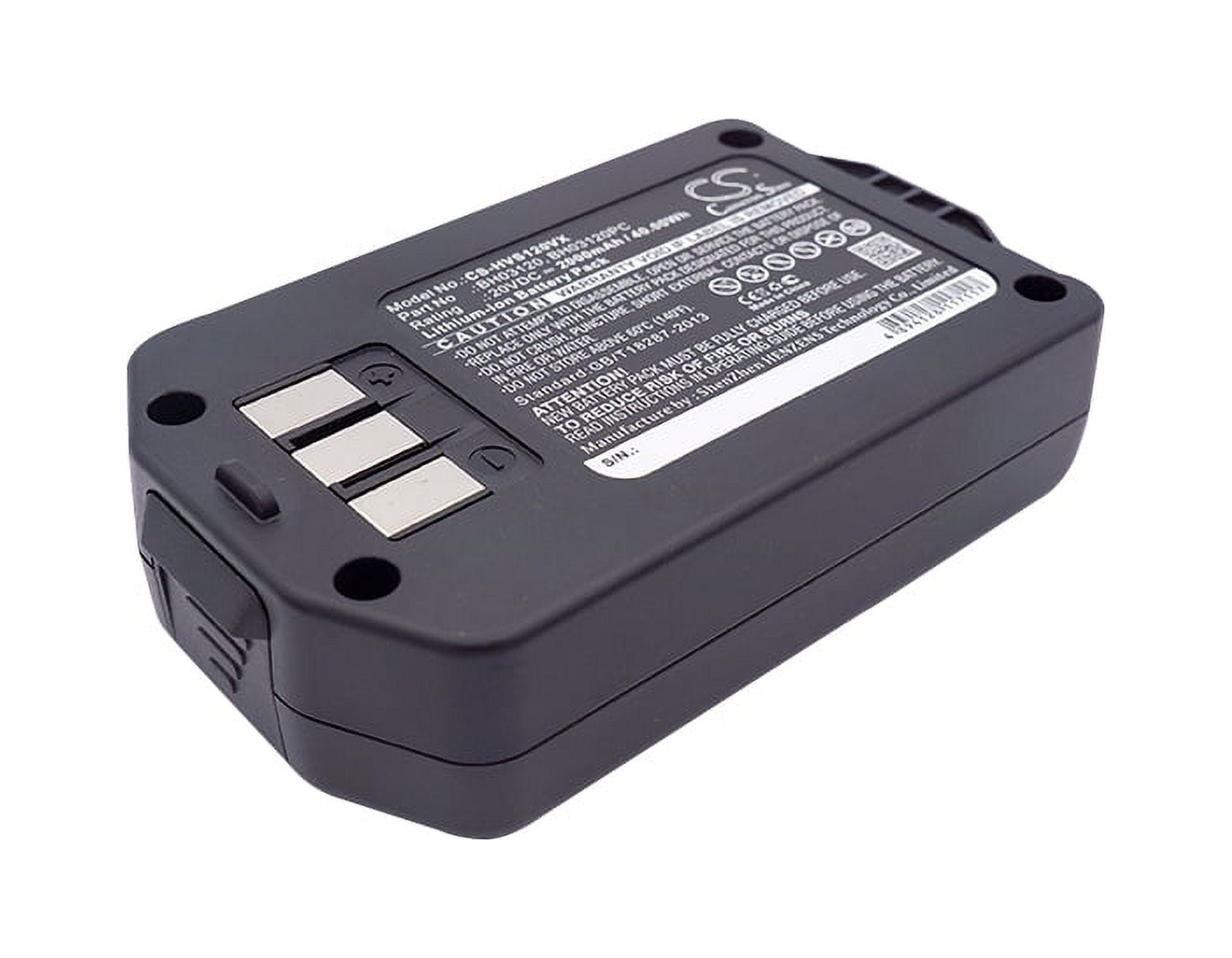 Battery for Hoover Air Cordless 2in1 Deluxe Stick Handheld Vacuum PN