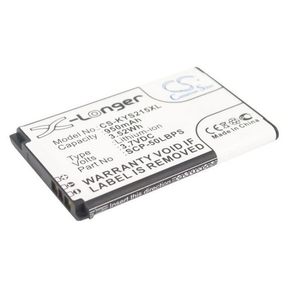 Battery for Kyocera C2150 Coast S2151 Kona S2150 5AAXBT062GEA SCP-50LBPS 950mAh