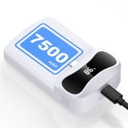 QQV Head Strap for Meta Quest 3S/Quest3/Quest2 with 7500mAh Battery&Charging Station, VR Accessories with 2 Adjustable Knobs