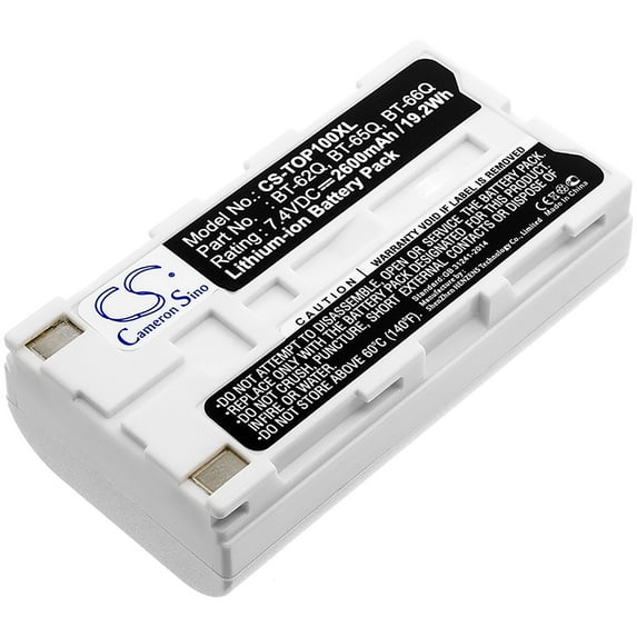 Battery for Topcon BT-30 BT65Q BT66Q FC-2200 FC-2500 GTS-750 Sokkia SHC250