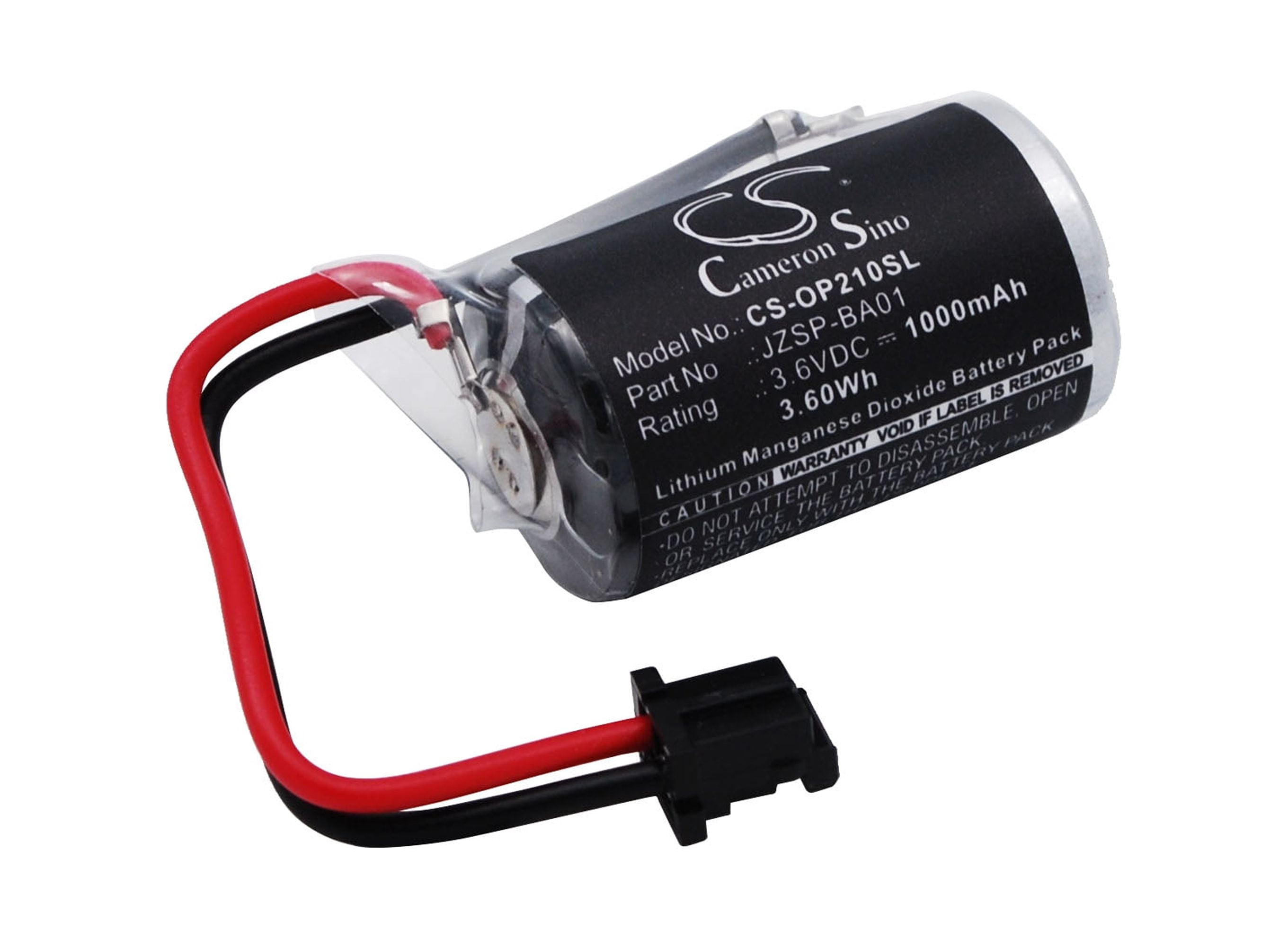 Speicherbatterie 3,6V Ersetzt Omron JZSP-BA01, JZSP-BA01-01 - 1200 MAh