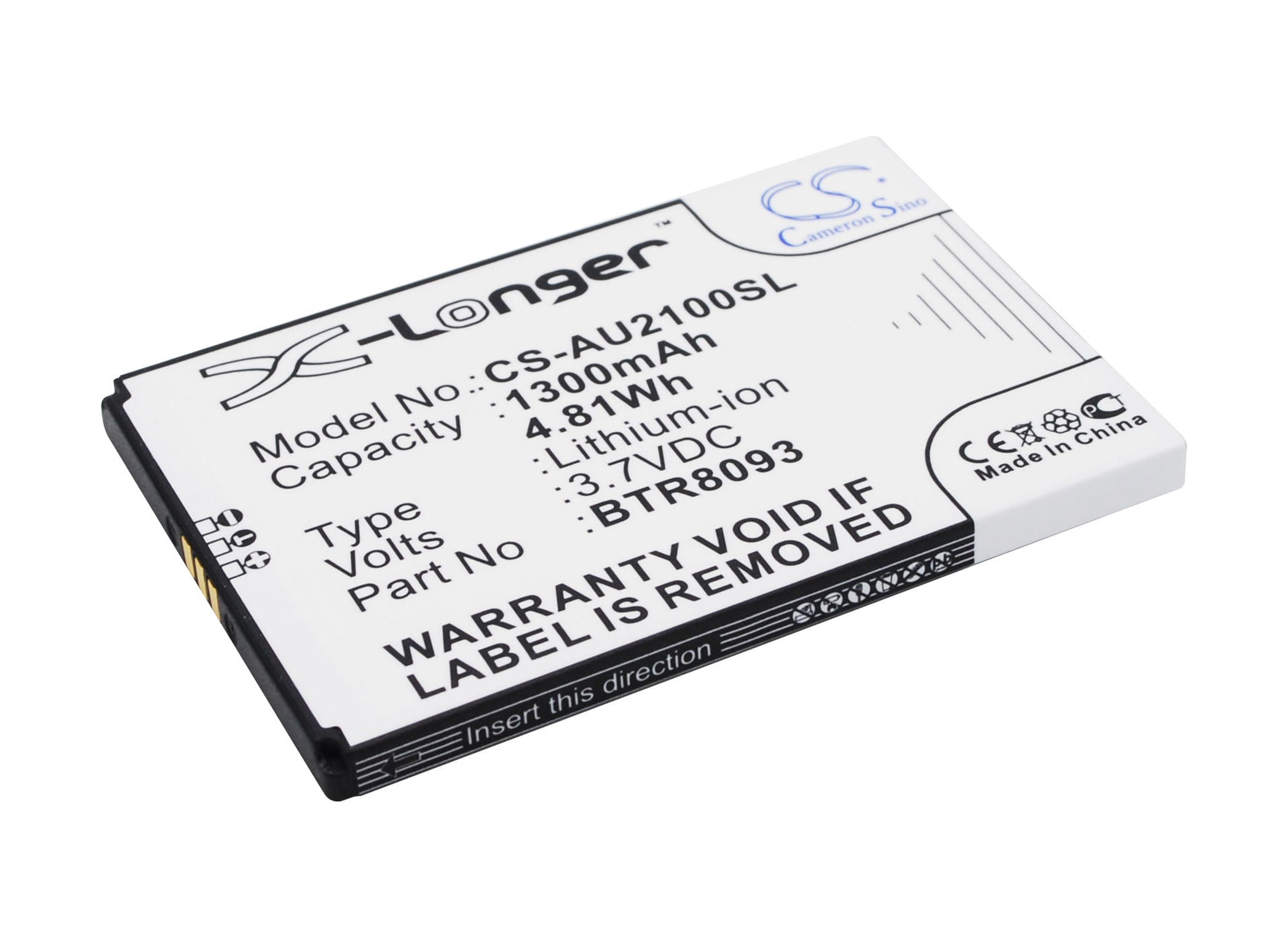 Battery for UTStarcom ADR-2100 ADR2100MVO BTR8093 Camera CS-AU2100SL ...