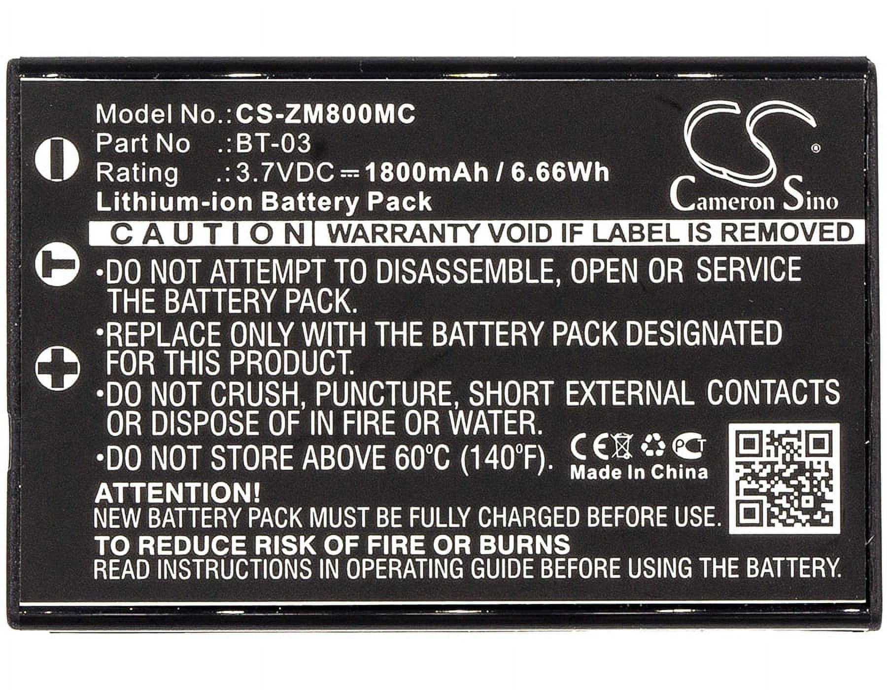 TollCor Batteria di ricambio 1000mAh/3.7V per Qstarz BT-1000X, BT