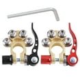 thumbnail image 1 of Battery terminal connectors; Brass battery clip; Quickly release the battery terminal; Marine battery terminals, 1 of 4