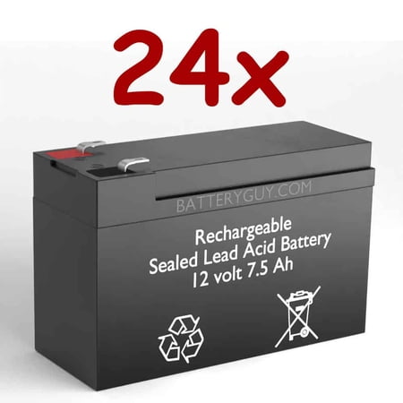 BatteryGuy 10KWMRS (Rack 10K)rechargeable, High Rate - Qty of 24)