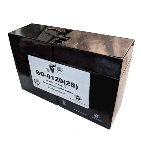 BatteryGuy 12v 14Ah rechargeable Sealed Lead Acid battery ~ BG-6120(2S)