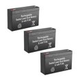 thumbnail image 1 of BatteryGuy 6v 9Ah High-Rate rechargeable Sealed Lead Acid battery (qty of 3), 1 of 7