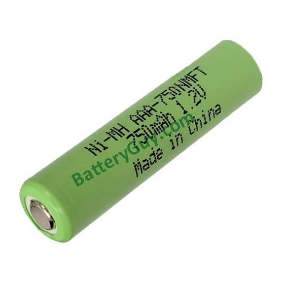 BatteryGuy AAA-750NMFT 1.20V 750mah Rechargeable Nickel Metal Hydride