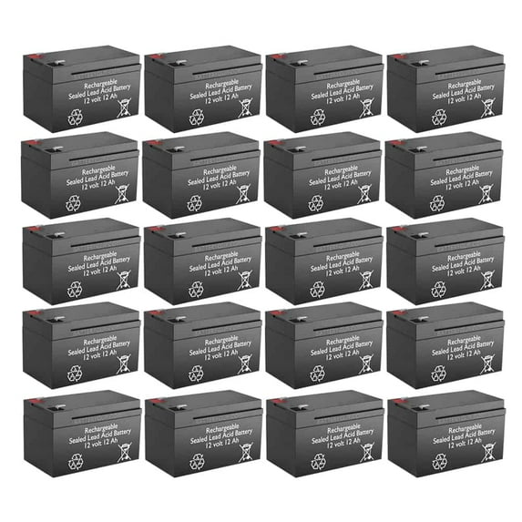 BatteryGuy ALTRONIX BT1212 replacement 12V 12Ah SLA battery - BatteryGuy brand equivalent (rechargeable - qty of 20)