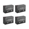thumbnail image 1 of BatteryGuy BG-1270F1 12V 7Ah EaglePicher CF-12V5.5 replacement 12V 7Ah SLA battery - BatteryGuy brand equivalent (F1 terminals, rechargeable - qty of 4), 1 of 7