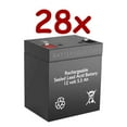 thumbnail image 1 of BatteryGuy BGH-1255F2 12v 5.5Ah Sealed Lead Acid battery (rechargeable, High Rate - Qty of 28), 1 of 7