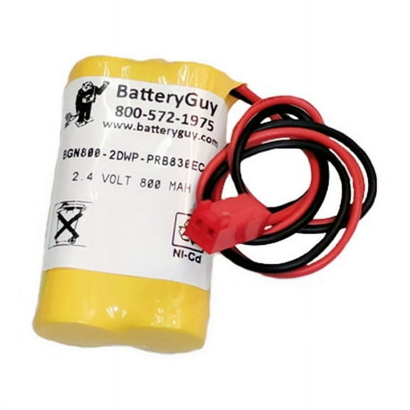 BatteryGuy BGN800-2DWP-PRB830EC Replacement for the CUSTOM-7 battery - 2.4V 900mAh (rechargeable)