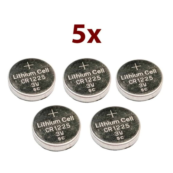 BatteryGuy CR1225 (QTY OF 5) 3V 50mAh Lithium Coin Cell Battery Replacement for SpeedRead V912US Thermometer