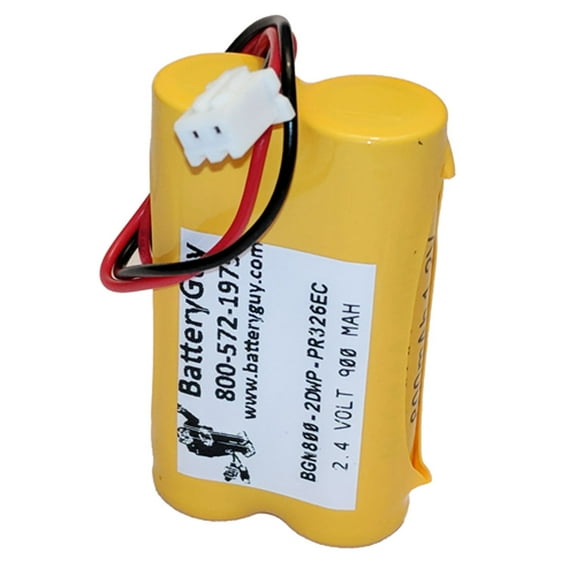 BatteryGuy EBE-179 replacement battery - 2.4V 900mAh Nickel Cadmium Nicad BatteryGuy brand equivalent (rechargeable)