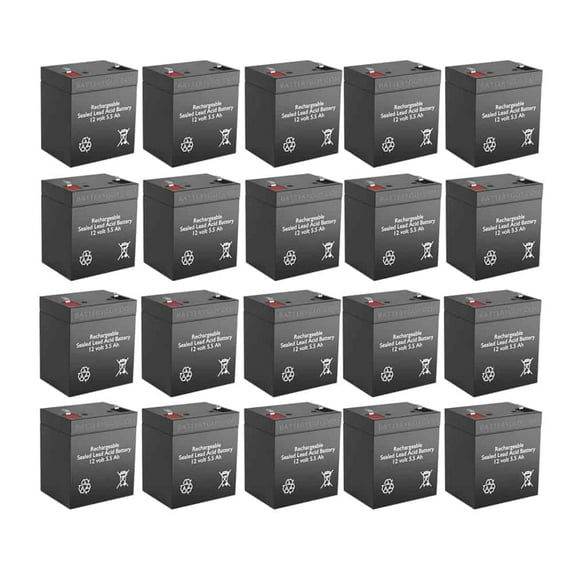 BatteryGuy Eaton Powerware BAT-0060 replacement battery - BatteryGuy brand equivalent (rechargeable - Qty of 20)