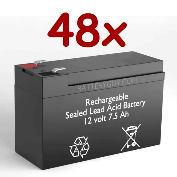 BatteryGuy Exide PW 3105-700 (48 pack, rechargeable, High Rate)