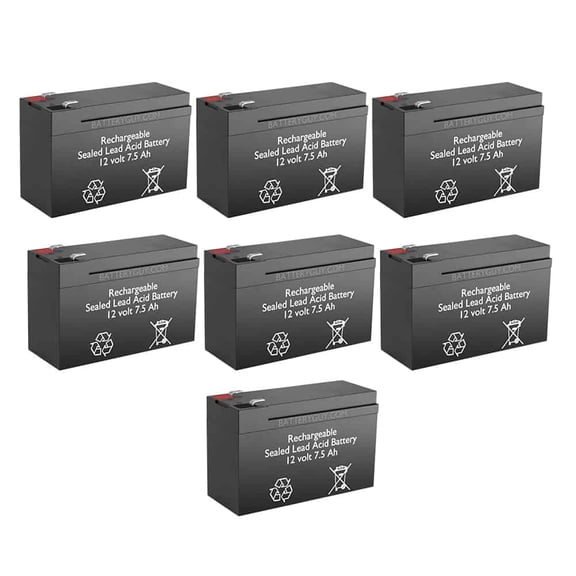BatteryGuy Exide PW 3115-420 (7 pack, rechargeable, High Rate)
