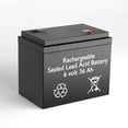 thumbnail image 1 of BatteryGuy LightAlarms S-12-E4 replacement 6V 36AH battery - BatteryGuy brand equivalent, 1 of 6