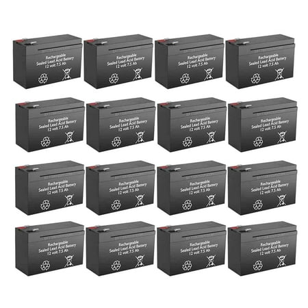 BatteryGuy Upsonic IH 6000 replacement battery - BatteryGuy brand equivalent (High Rate) rechargeable, High Rate - Qty of 16)